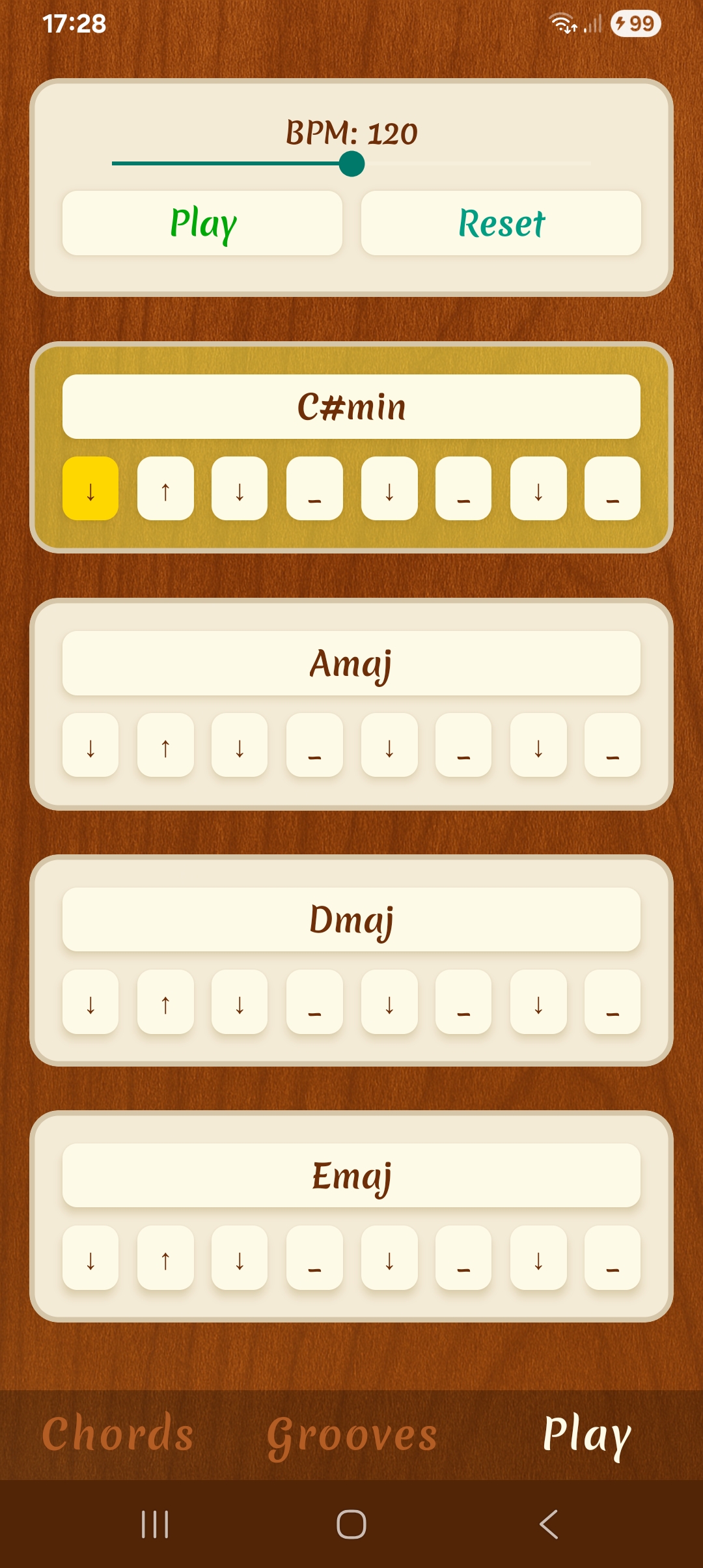 Chord Groove app screenshot